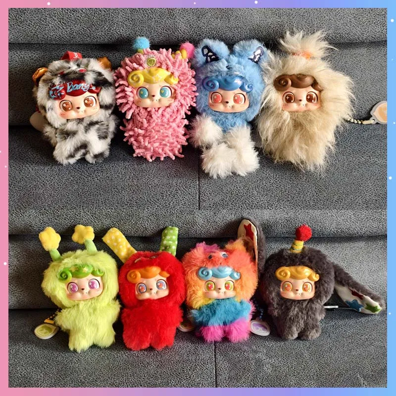 

Genuine QKID Wave Club Series Blind Box Cartoon Cute Vinyl Doll Backpack Keychain Bag Decoration Surprise Toy Collection Gift