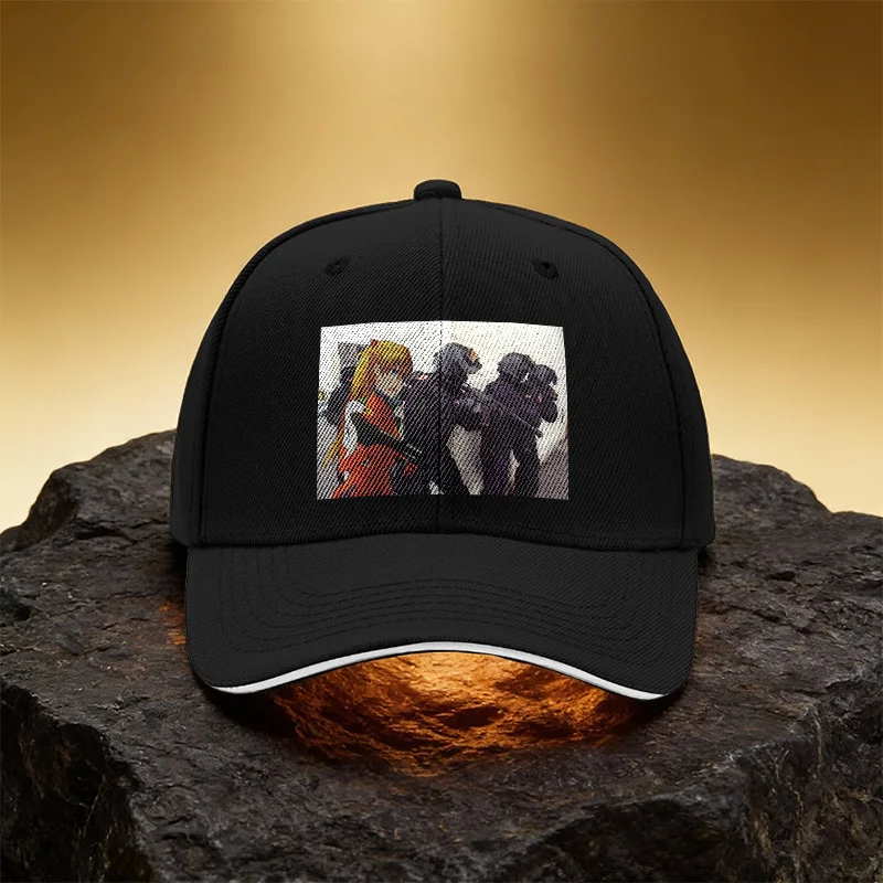 Special Police Action Anime Character Hat Unisex Printed Baseball Cap Sandwich Duckbill Cap Sports Hat Suitable for Dail