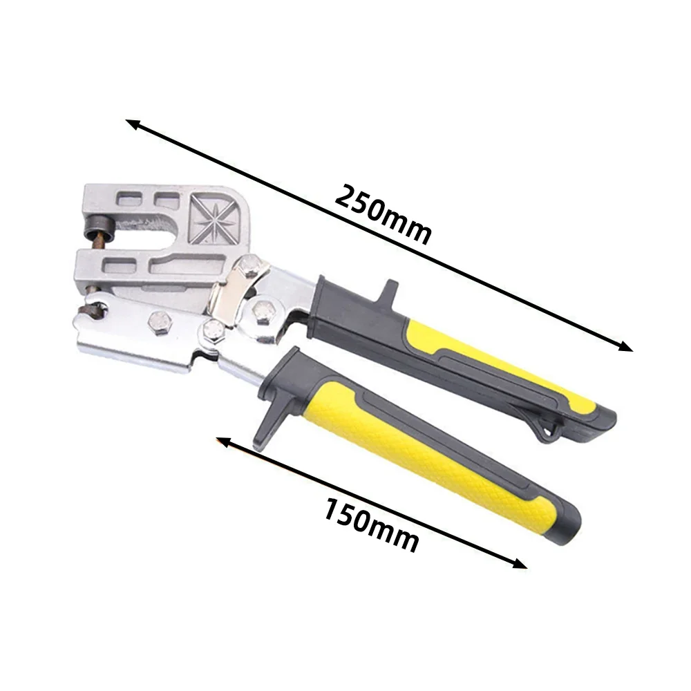 Metal Stud Crimper Aluminum Alloy Ceiling Punching Pliers Plaster Drywall Tools For Fastening Metal Double Handed Keel Pliers