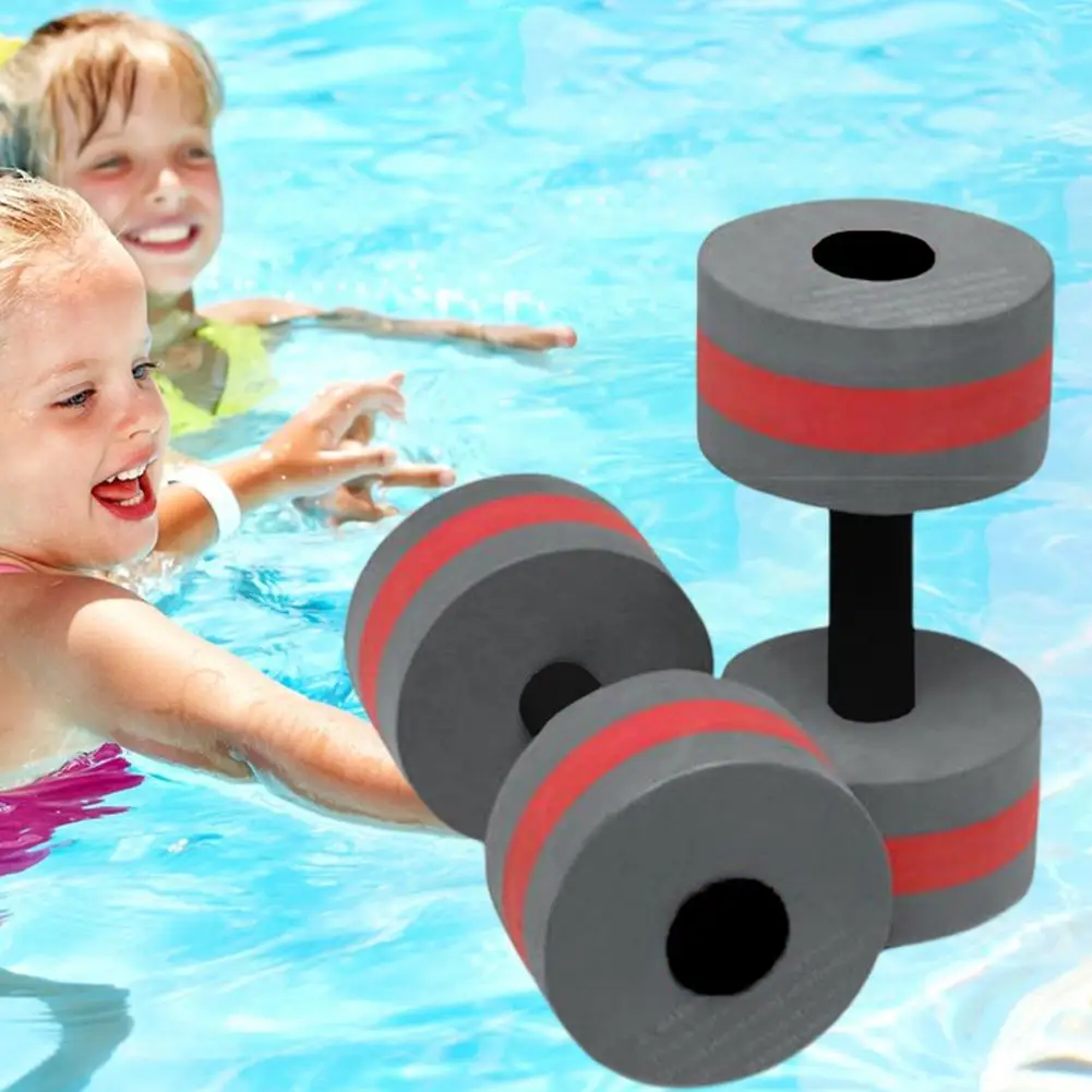 2Pcs Water Dumbbells Eco-friendly No Odor High-Density Strong Buoyancy EVA Pool Dumbbells Water Sports Fitness Tool