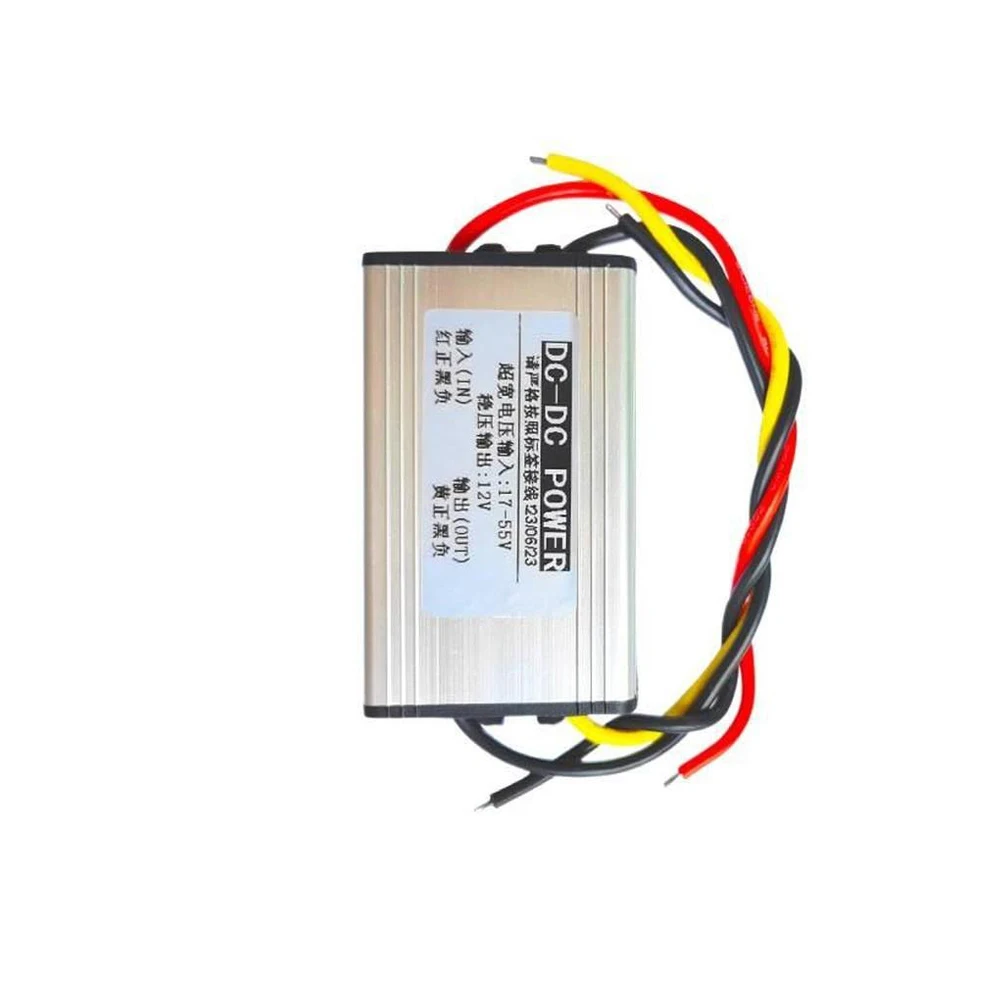 Industrial DC-DC Step Down Power Supply Module 72W 6A 17-55V to 12V Power with Regulator Overcurrent Short Circuit Protection