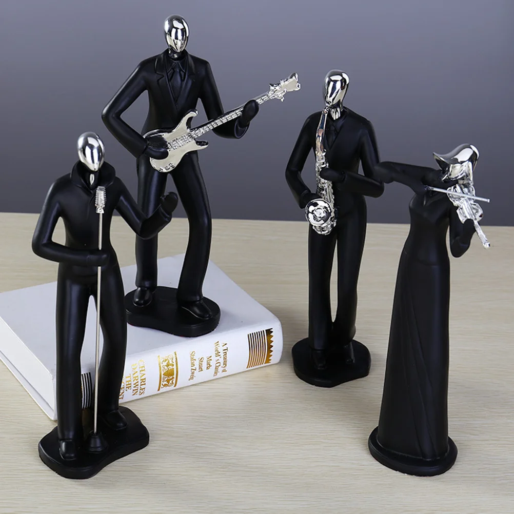 

1Pcs Musical Character Resin Ornament Lightweight Desktop Decoration for Home Office Room Garden Inspirational