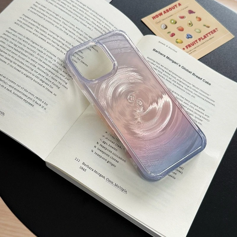 Pink blue dazzling double-layer for iPhone16promax mobile phone case 15pro new mirror stand protective case