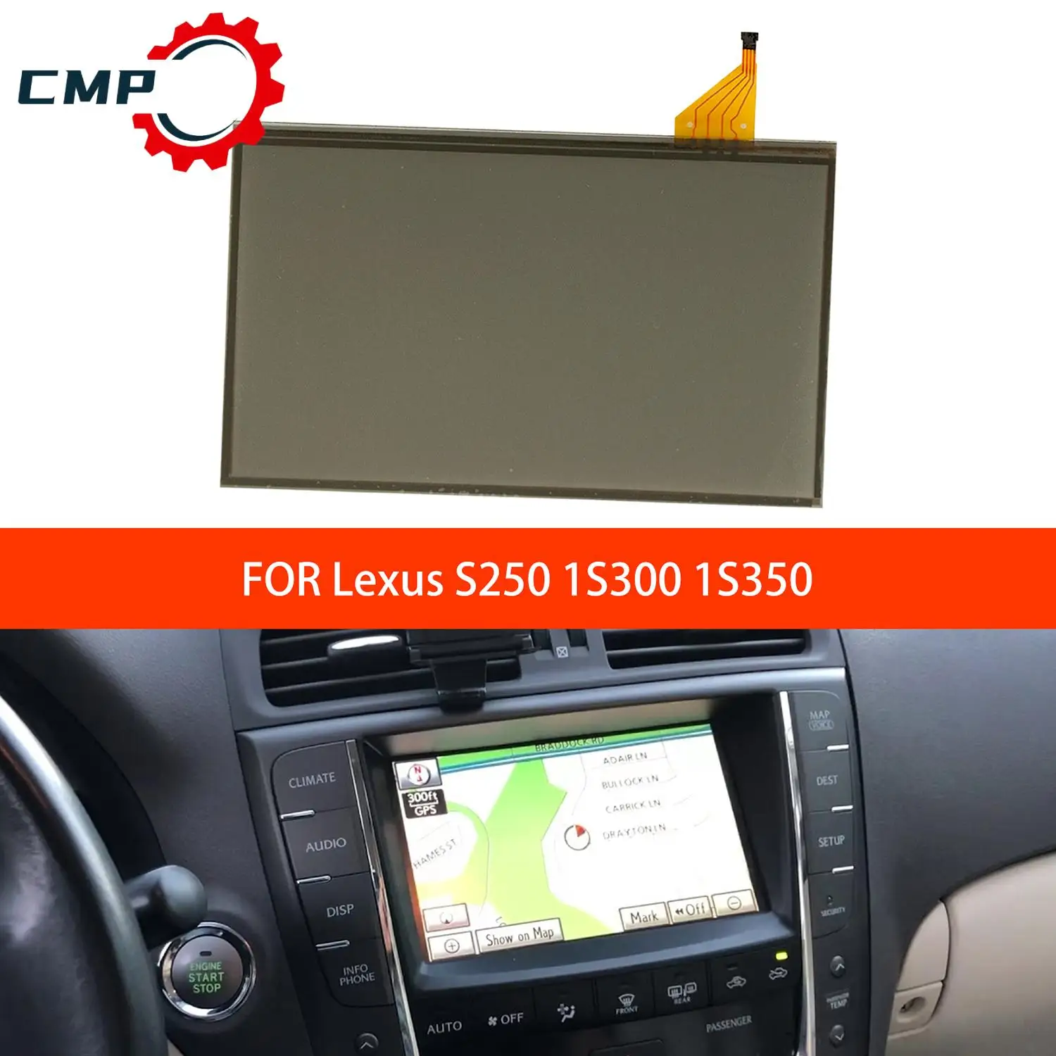 

1pc 7.3 Inch 4pin Resistive Car LCD Touch ScreenFor Lexus IS250 IS300 IS350 Dedicated Touch Screenlta LTA070B511F LTA070B510F