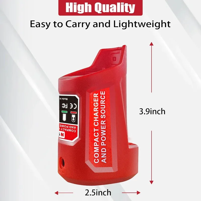 Picture 7: N12 Battery Power Source Adapter for Milwaukee 12V for M12 Battery Power Wheel Charger Adapter with 12V DC Port USB2.0 Port