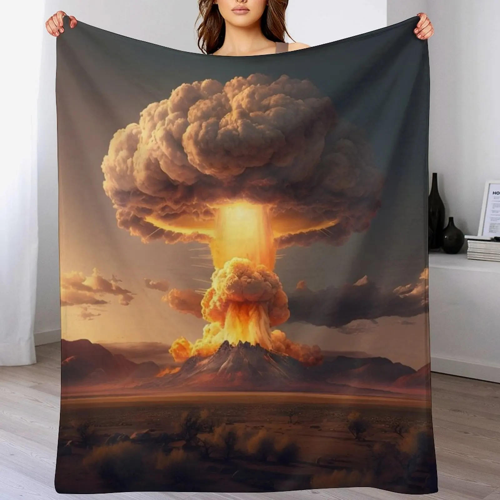 blazing blast Throw Blanket valentine gift ideas Softest Picnic blankets ands Blankets