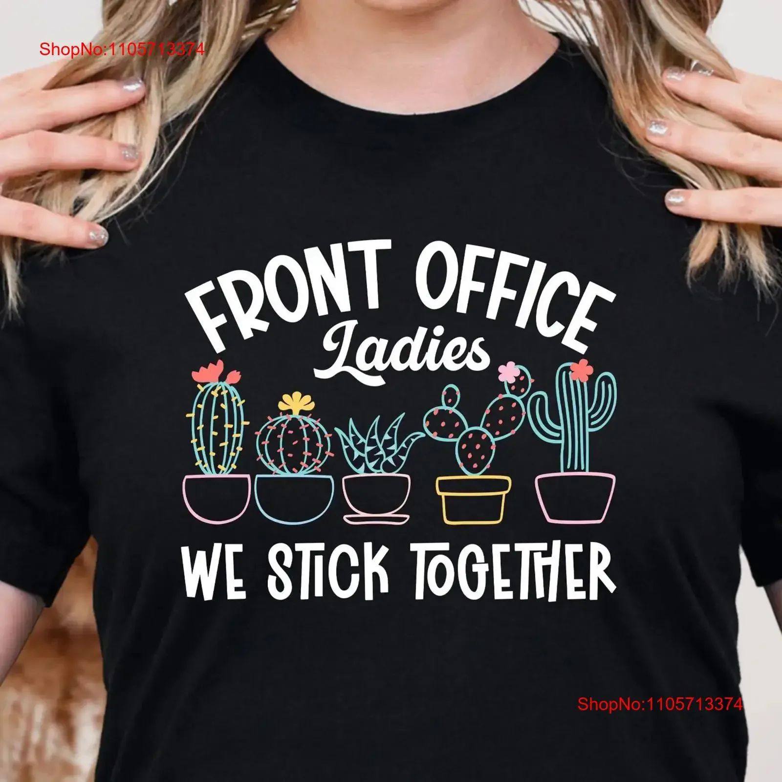 Front Office Ladies Lady T Shirt Administrative Assistant Squad Desk Secretary vintage Washed Casual designer clothes Unisex