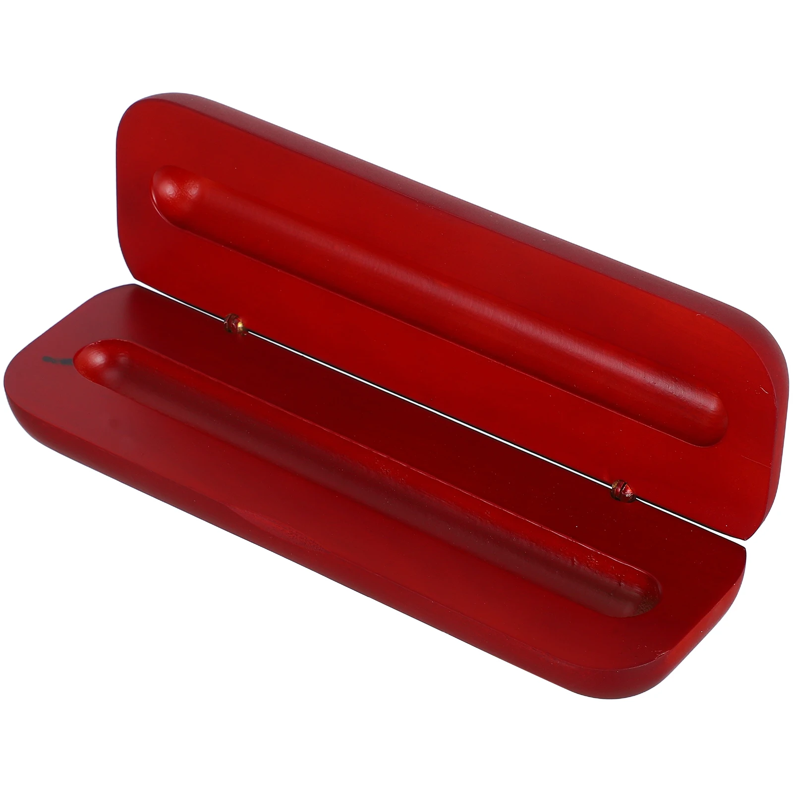 

Premium Wooden Case Gift For Business Office School Empty Pencil Box Storage Display Container Single Pen Holder Gift Packaging