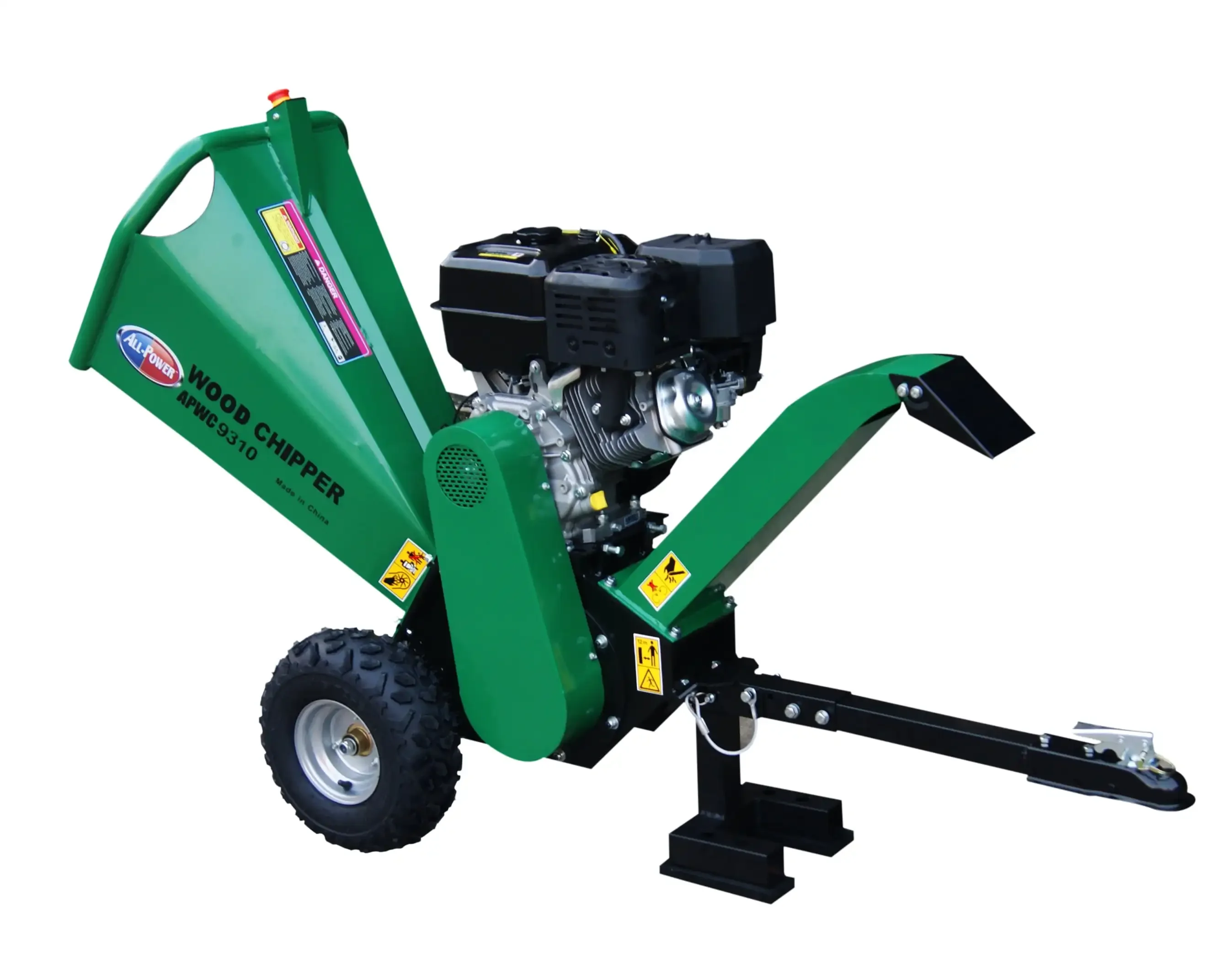 Heavy Duty Durable Wood Chipper Shredder Mulcher-Max 5" Inch Cutting Diameter Capacity Gas Powered 15HP 420cc 5 inch APWC9310 image 3