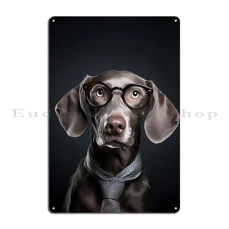 Mr Weimaraner Metal Plaque Poster Party Club Plaques Plates Customize Home Tin Sign Poster