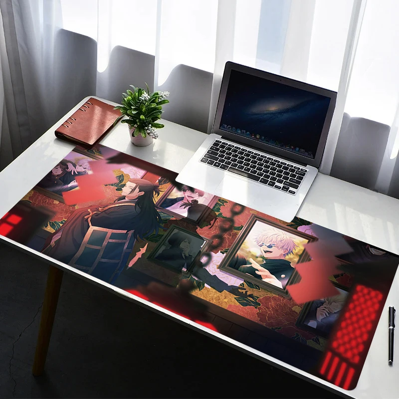 

Mouse Pad Laptop Non Slip Extended Desktop Mouse Mat PC Rubber HD J-jujutsu Kaisen Geto Keyboard Pad Gaming Accessories Mousepad