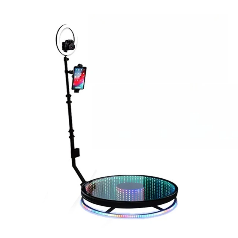 

Interactive tide shooting equipment Photo booth 360 ring shooting turntable display stand