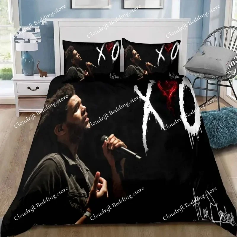 Singer XO The Weeknd Bedding Sets Exquisite Bed Supplies Set Duvet Cover Bed Comforter Set Bedding Set Children Birthday Gift
