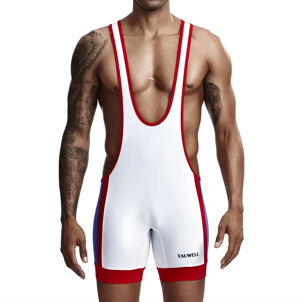 Mens Undershirts Slim Bodysuit Shaper Wrestling Singlets Jumpsuits Sexy Underwear Bodywear Sports Bodybuilding Singlets Onesie