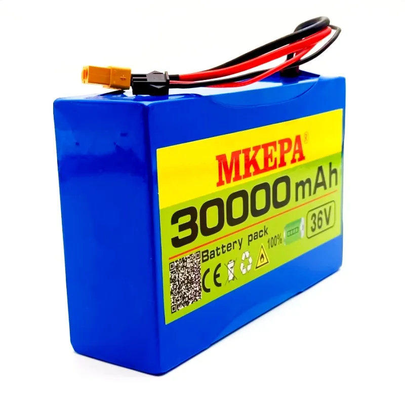 MKEPA 10S2P 36V 30000mAh 450W 18650 Li-ion battery pack for Cooter  42V 37V 35e,