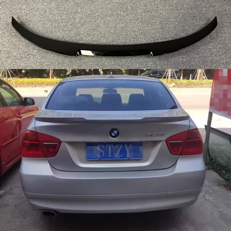 

M4 Style For BMW 3 Series E90 2005-2012 Rear Trunk Spoiler Tail Wing Roof Wing Splitter Diffuser Car Styling Trim Modification
