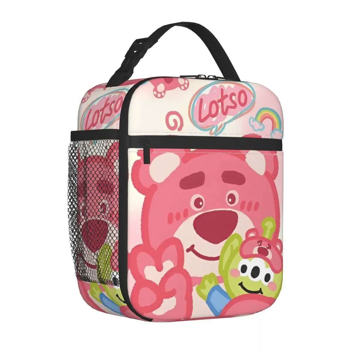 أكياس الغداء المعزولة على شكل دب الفراولة حقيبة حرارية حاوية الوجبات لوسو المضادة للتسرب، صندوق الغداء، أكياس تخزين المواد الغذائية للمكتب في الهواء الطلق #2