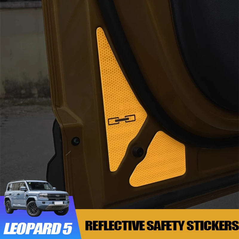 

Reflective Safety Stickers for Byd Leopard 5 Doors Glow in The-Dark Interior Decor Accessories