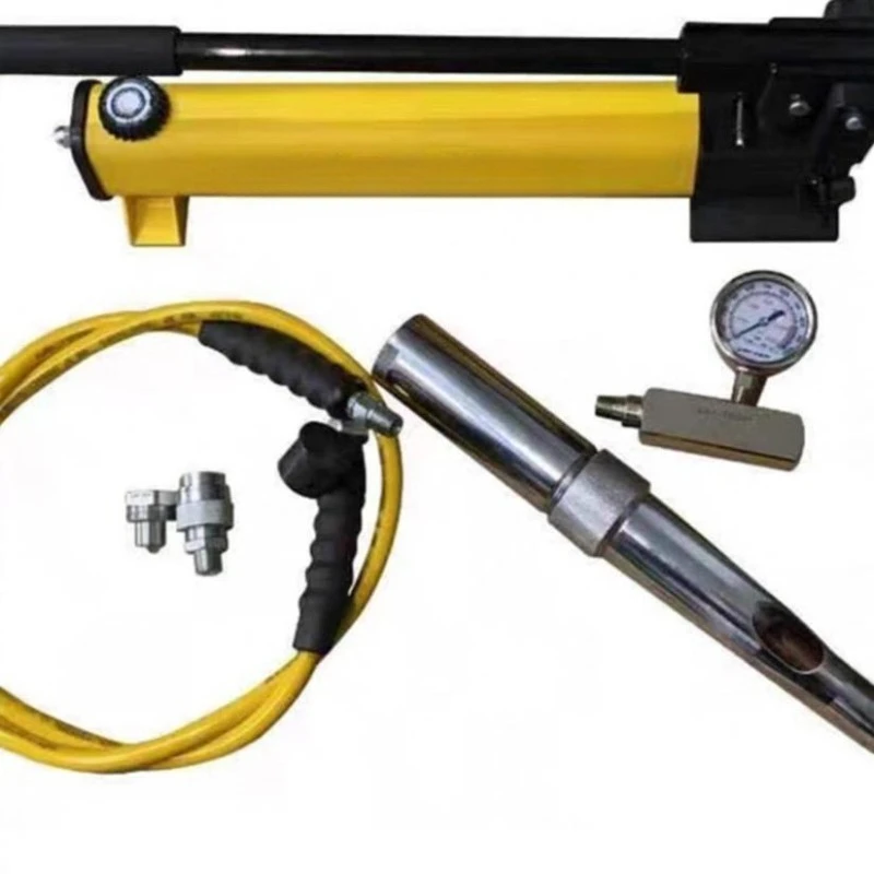 Self-resetting high-pressure injection gun with pressure plugging glue gun