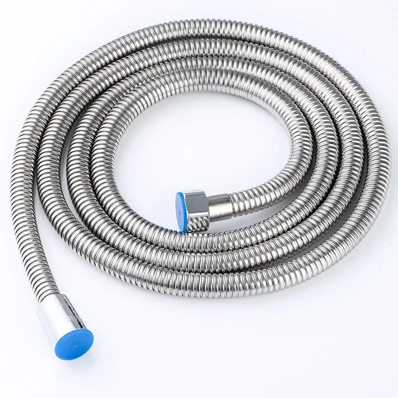 Stainless Steel Shower Hose Extension 1.5M/2M Bathroom Water Pipe with Sprinkler Head for Bathrooms