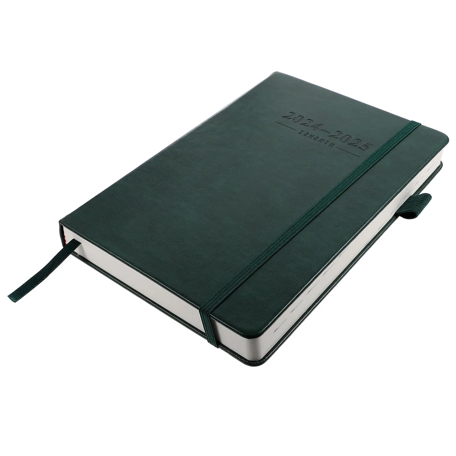 Multi-Function Planner Notepad PU Cover Smooth Paper Daily Scheduler Agenda Book for Office Travel Home Study Journal