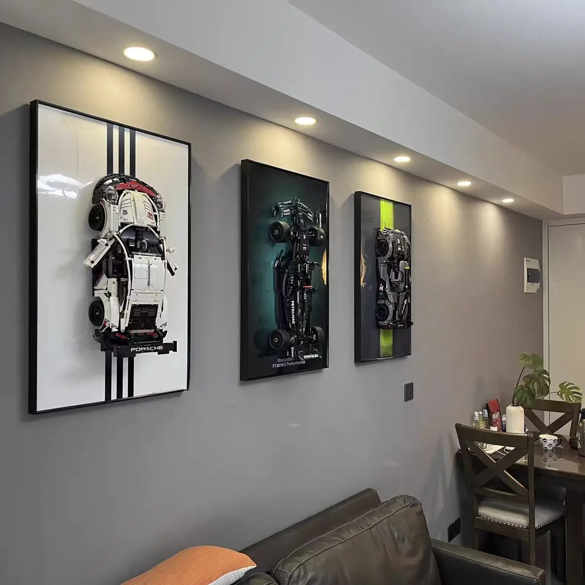 

NEW Wall Mount Display box Photo Frame Suitable for LEGO 42096 Porsche 911 building block car model Display Wallboard