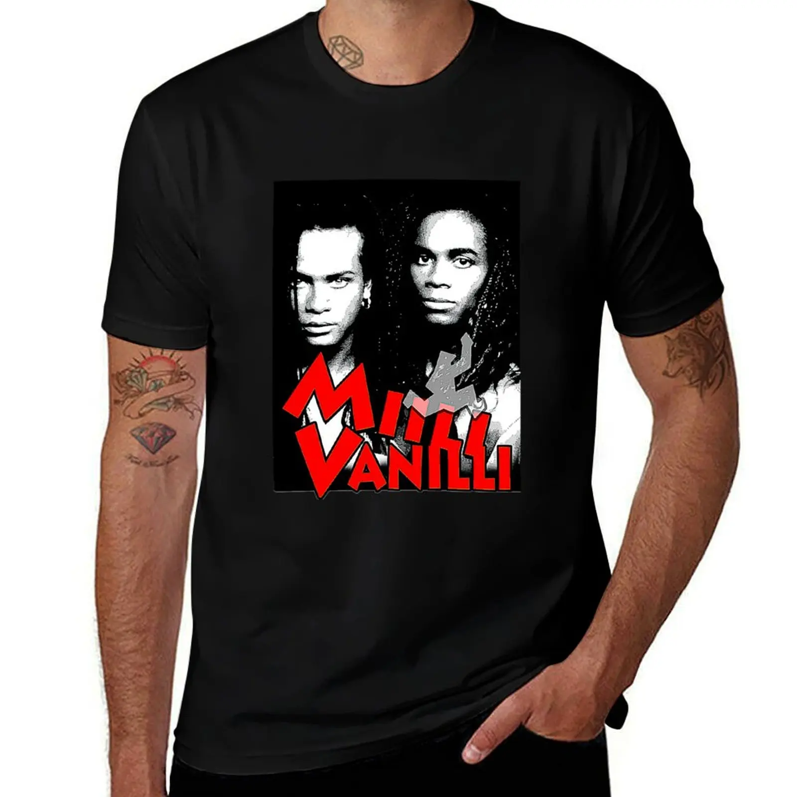 Футболка Milli Vanilli для фанатов Milli, праздничная простая футболка