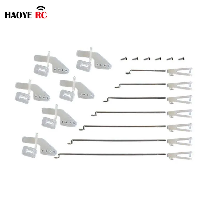 5 set Dia 1mm Z testa vergella forcella corno viti assemblaggio sterzo tirante con viti a forcella per RC parte di ricambio fai da te