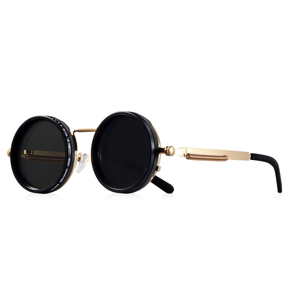 CRIXALIS Polarisierte Runde Sonnenbrille ND9 Einstellbare Dimmung Männer Frauen Retro Punk männer Angeln Brillen Outdoor Shades UV400