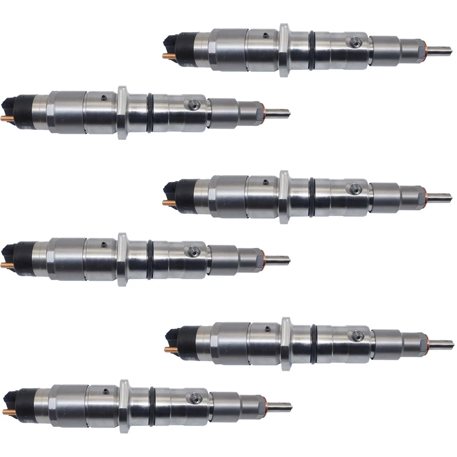 6PCS Fuel Injection 0445120060 For DAF 475 476 477 497 498 457 499 501 502 503 461 504 462 505 506 3.9L/4.5L/5.9L/6.7L BE123C