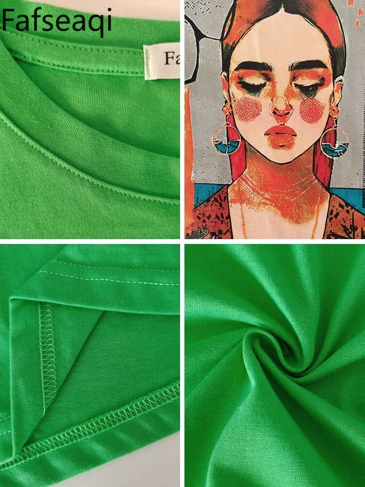 100% Cotton Women\'s Oversized T-shirts with Print Comics Tees Simple Short Sleeve Tops Summer Basic Soft T-shirt for Women 2024
