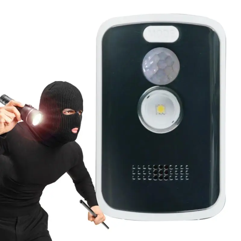 Alarme de perímetro de acampamento 125db sensor de movimento de alto volume alarme de viagem de perímetro configuração sem esforço portátil sistema de alerta anti-roubo