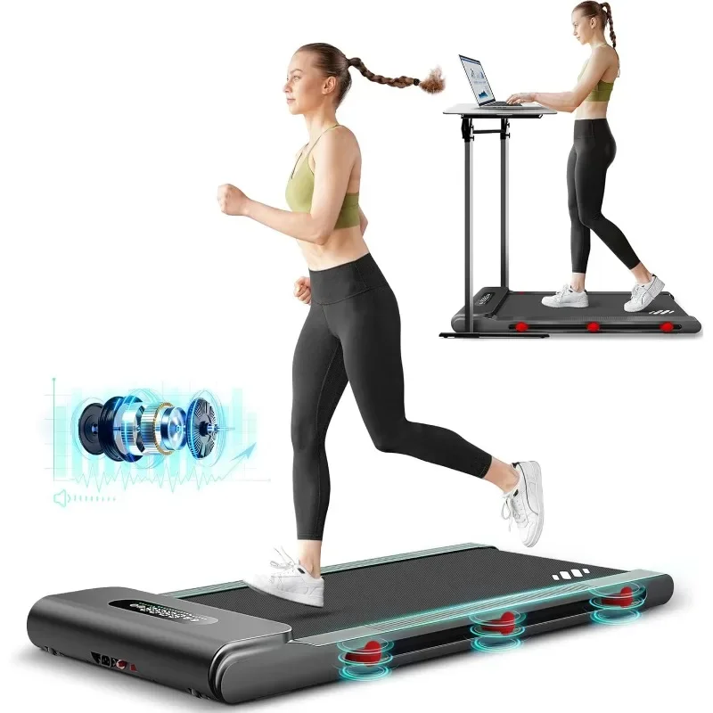 

Walking Pad Treadmill Under Desk Walking Pad TreadmillsQuiet Brushless with Capacity Walking Machine Exercise Equipment