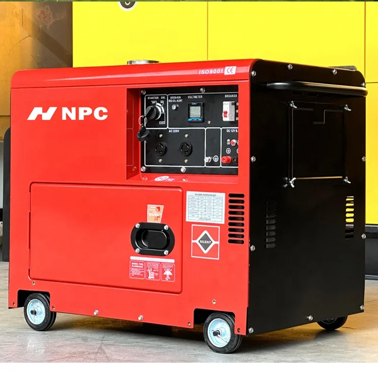 NPC 50/60Hz super silent Diesel Generator set for 3kva 5kva 8kva 10kva Diesel Generators for home use generator diesel 5kw