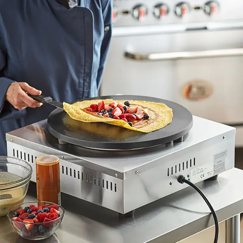 Commercial Professionnel Pancake Automatic Crepe Machine Maker  Electric Crepe Maker for taco pancake Crepe Maker Machine