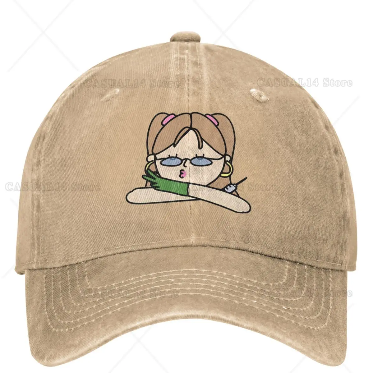 

Cartoon Cute Nurse Baseball Cap Merch Men Women Fashion En Apuros Trucker Hat Adjustable