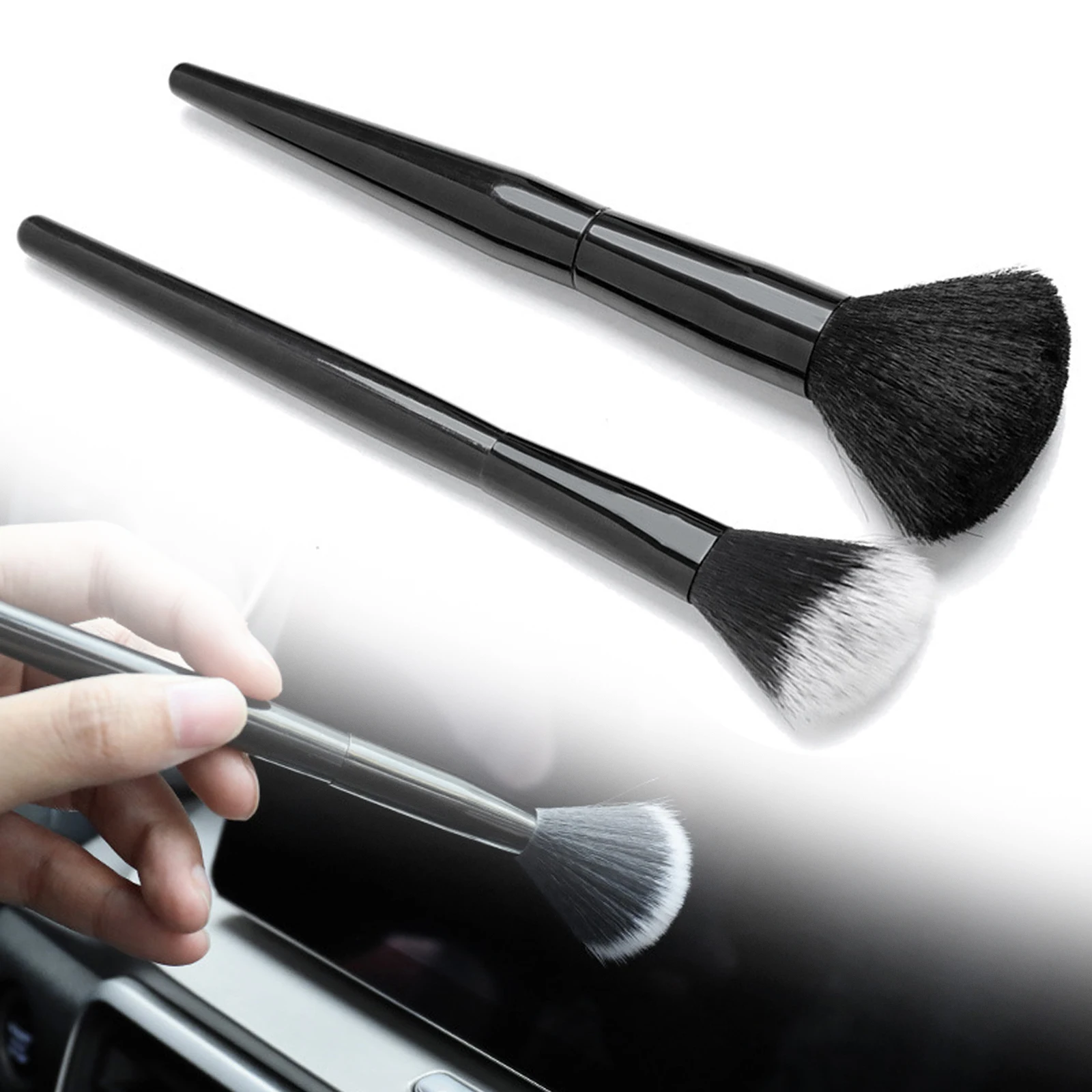 

Car Air Conditioner Vent Brush Microfibre Auto Grille Cleaner Auto Detailing Blinds Duster Brush Car-styling Auto Accessories