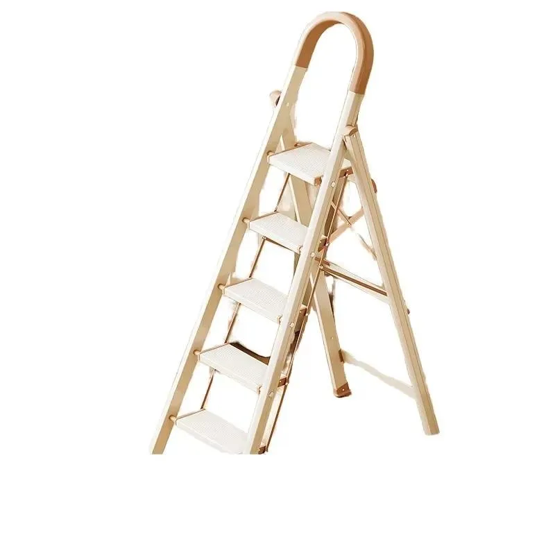 Multifunctional Household Folding Ladder Herringbone Retractable Staircase Thickened Aluminum Alloy Blanket Ladder