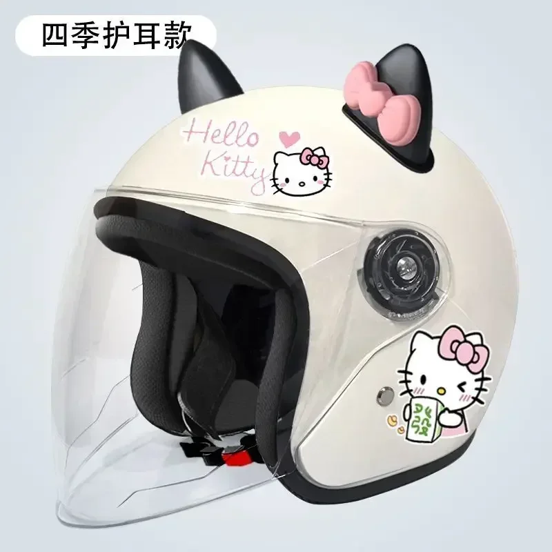 サンリオ ハローキティ 電動カー用ヘルメット 女性用 3C 大人用 サンリオ ハローキティ 電動カー用ヘルメット 女性用 3C 大人用