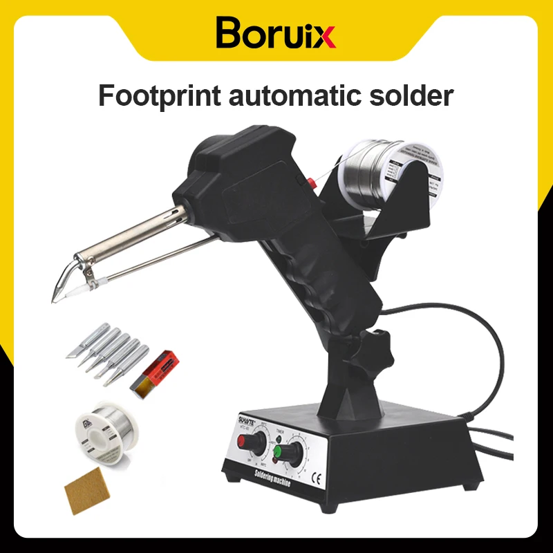 80W Soldering Station Electronic Welding Iron Adjustable Constant Temperature Automatic Tin Foot Pedal Soldering Welding Tools