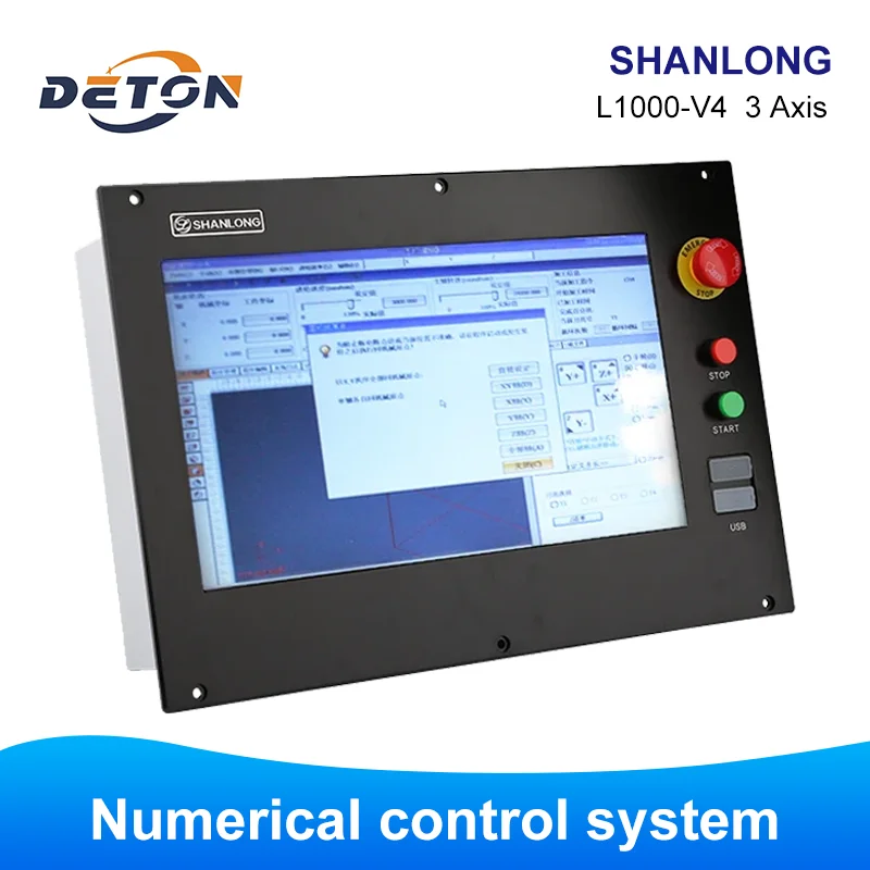 

Система управления станками SHANLONG L1000 - V4 nc. Поддержка трехосного соединения. Можно использовать для фрезерного многоосного управления.