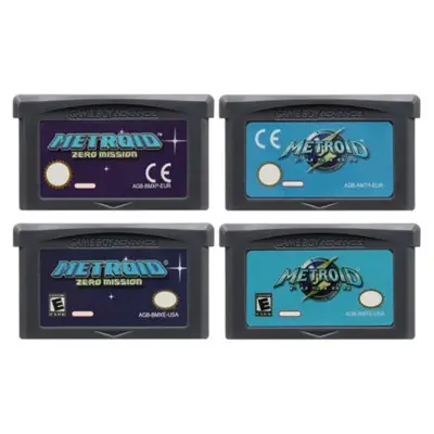 GBA 시리즈 게임 카트리지, 32 비트 비디오 게임 콘솔 카드, 퓨전 제로 미션, 미국 유럽 버전, GBA/NDS