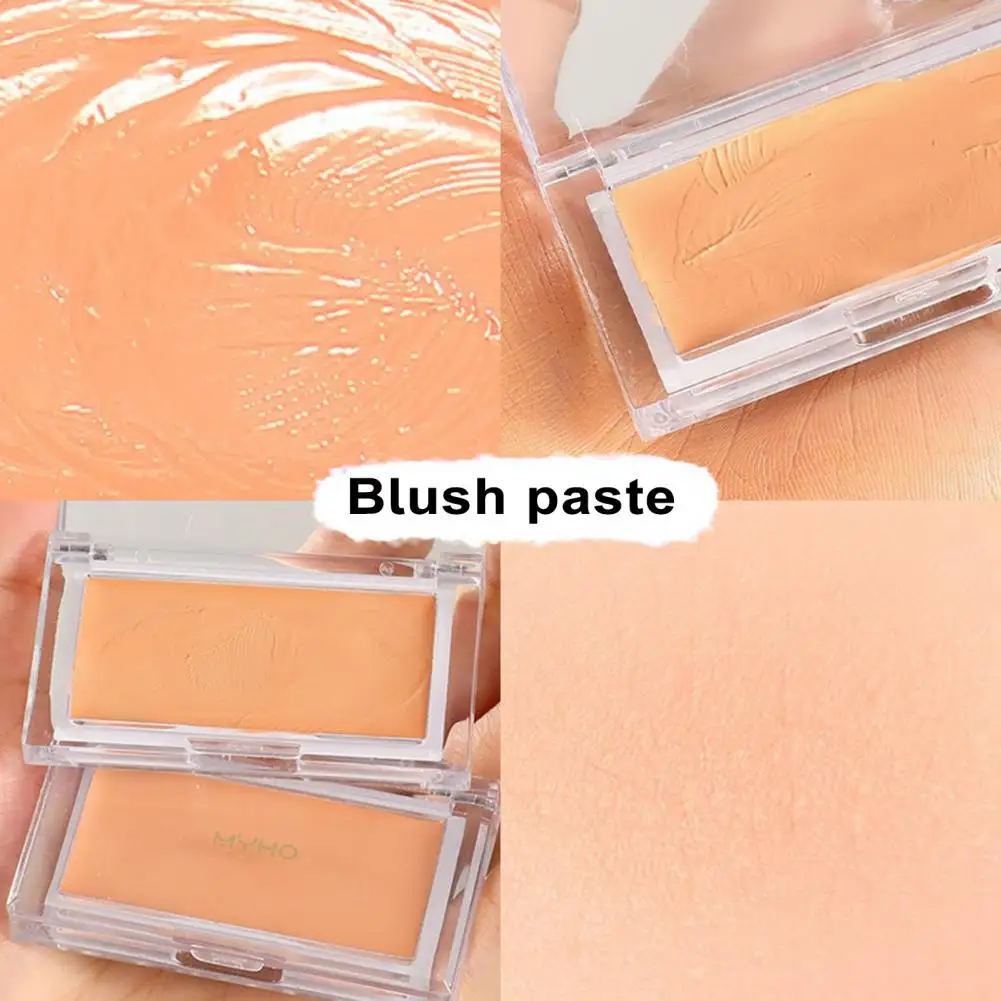 Rouge Paste for Women Portable Matte Cream Blush Enhance Skin Tone with Subtle Shine Smooth Women's Accessories for A Monochrome