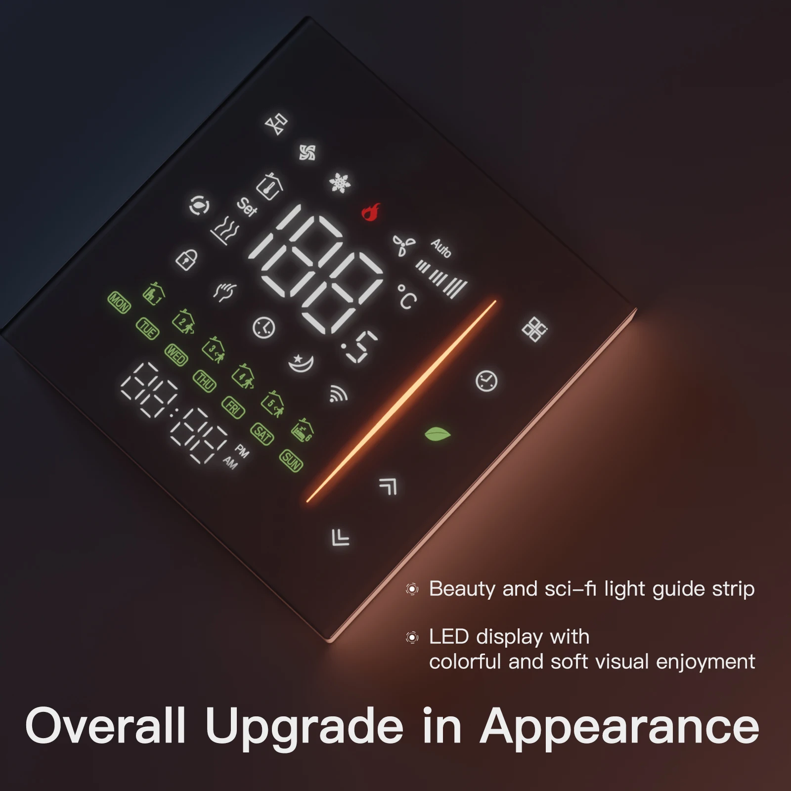 MOES ZigBee Smart Thermostat Room Temperature Controller, Water Electric Floor Heating Gas Boiler, Humidity, Tuya, Alexa 5A 16A