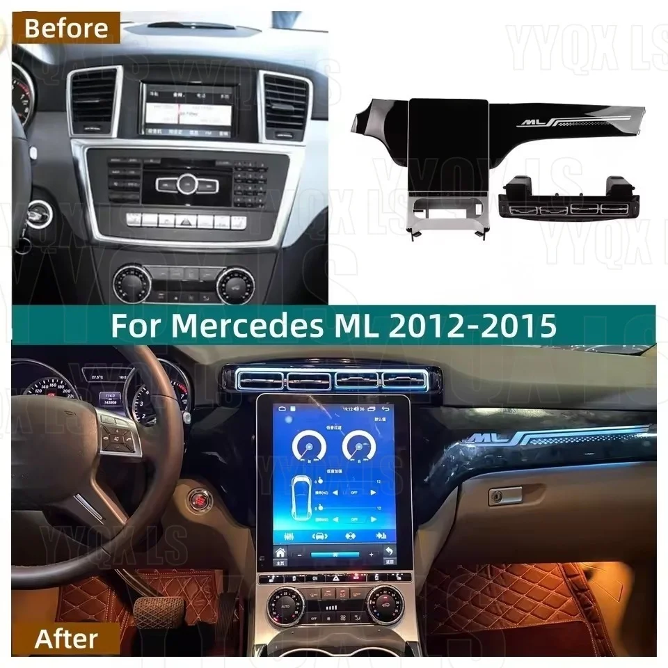 Android Car Radio For Mercedes Benz ML W166 GL X166 ML300 ML350 ML400 ML550 GL350 GL400 Screen Multimedia Player Carplay Stereo