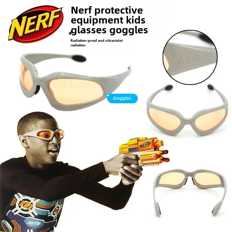 

Hasbro NERF Soft Bullet Toy Gun Supporting Protective Eye Action Figures Equipment Goggles UV Protection Children's Glasses Toys