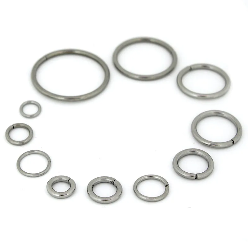 20-200Pcs Stainless Steel Open Jump Rings Single Loops Split Ring Connector For Bracelet Jewelry Making Findings DIY Accessories image 3