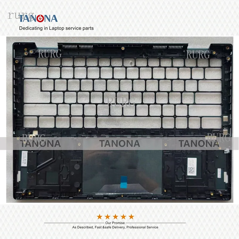 R+ New, compatible with FOR Dell Inspiron 14 Plus 7420 7425, Palmrest Upper Case, KB ring, 09H2FF, blue
