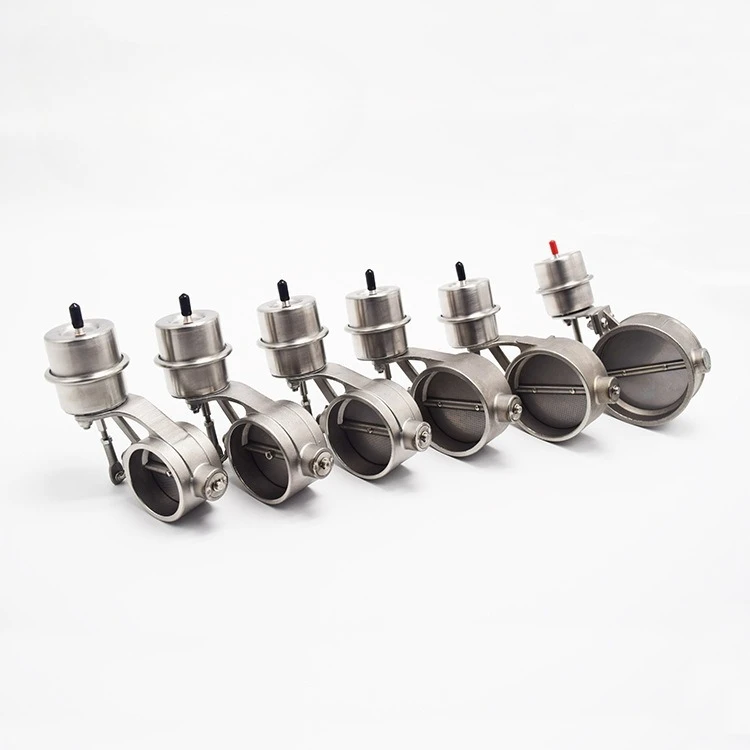 For 2Pcs Car Remote Control Variable Vacuum Exhaust Valve 70mm 76mm Normally Closed Pneumatic Valve Modification Part