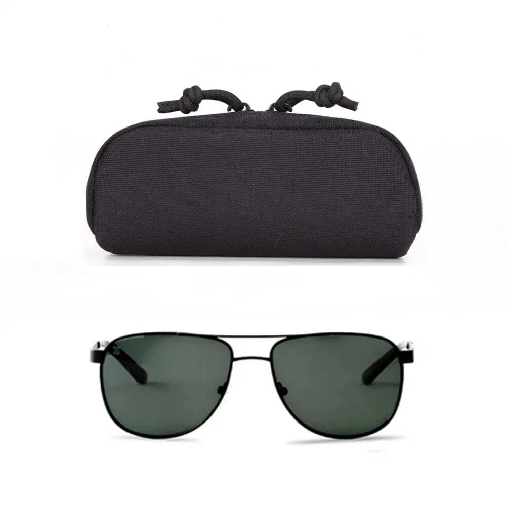 Outdoor Tactical MOLLE Glasses Case Shock Resistant Protective Sunglasses Box Eyewear Holder With Belt Clip Sunglasses Bag